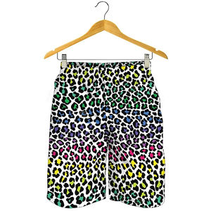 กางเกงขาสั้นเดนิมลายเสือดาวสีสันสดใสสำหรับผู้ชาย เหมาะสำหรับวิ่ง เล่นเซิร์ฟ ชายหาด แห้งเร็ว มีสไตล์ ราคาสมเหตุสมผล - Product Image 6