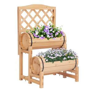 Jardinière élégante surélevée PPL pour l'extérieur, idéale pour les plantes, les fleurs et les pots de fleurs - Product Image 1