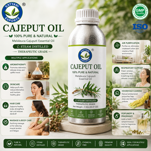 100% Pure Herbal Aromatic Profile B2B Steam Distilled Cajeput (Melaleuca Cajuputi) <b>Essential</b> <b>Oil</b> - By Katyani Exports From India - Product Image 3