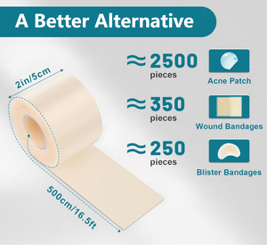 ผ้าพัน<span class=keywords><strong>แผล</strong></span>ไฮโดรคอลลอยด์เกรดทางการแพทย์แบบม้วน เทปปิด<span class=keywords><strong>แผล</strong></span>แบบม้วนชนิดยึดติดเอง - Product Image 5