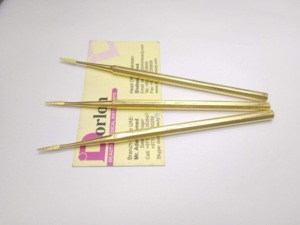 Lima de Uñas Profesional Reutilizable con Acabado Chapado en Oro, Empujador de Cutículas de Doble Cara de Acero Inoxidable, Instrumento Doble para Manicura - Product Image 5