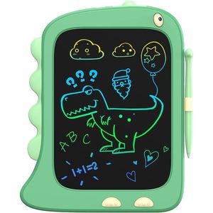Tablet LCD da 8,5 Pollici per Disegno, Giocattolo con Dinosauro Verde, Lavagna per Schizzi - Product Image 1