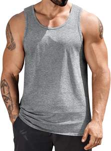 Débardeur athlétique en polyester pour homme – Tricot doux, respirant, léger, toucher agréable, extensible, forme moderne - Product Image 2