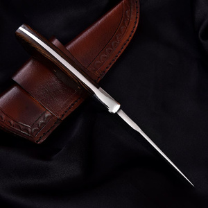 Cuchillo Utilitario Recto de Acero Inoxidable para Exteriores, Marca TARJ ENTERPRISES, Mango de Madera, Grado Industrial, Alta Durabilidad, para Camping - Product Image 5