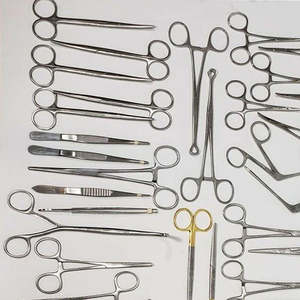 Kit d'instruments chirurgicaux manuels en acier inoxydable pour interventions majeures, 101 pièces, pinces, ciseaux, certifié CE ISO, qualité A+, par Dentavex - Product Image 1