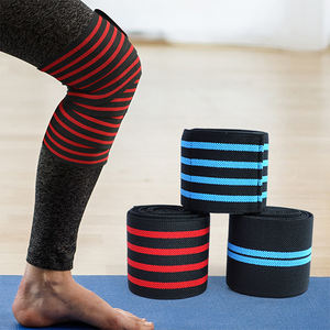 Attelle de genou élastique robuste sur mesure, bandage de compression flexible, soutien professionnel pour la protection en musculation et en salle de sport - Product Image 4