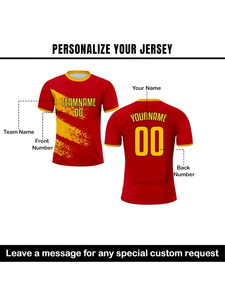 Uniforme de Fútbol Personalizado para Niños, Conjunto de Camiseta de Fútbol con Diseño Personalizado, Fabricante de Equipaciones Deportivas OEM, Flag Plus Summer - Product Image 3