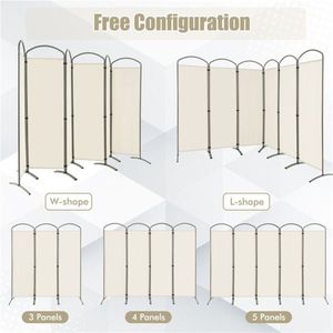6-Panel Screen & Room Divider Premium Privacy Solution - Product Image 1