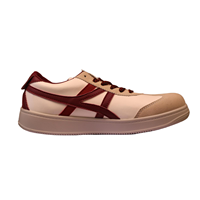 Chaussures de sécurité AOXIANG mi-montantes légères et confortables avec embout en acier, noires, pour semelle intermédiaire en PU, antistatiques, unisexe