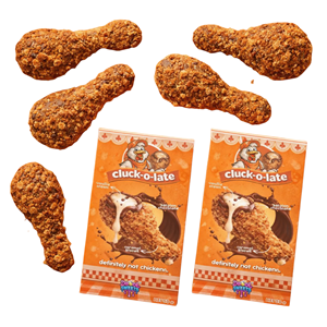 Chocolate con Leche en Forma de Pollo Frito Crujiente, Dulce Novedoso Premium, Regalo Divertido, Venta al por Mayor Directa de Fábrica - Product Image 3