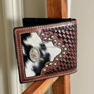 Cartera de cuero con herramientas manuales de nuevo diseñador, Cartera de piel de vaca con cremallera larga para hombre, soporte para efectivo de Color marrón a la moda, regalo para él - Product Image 3