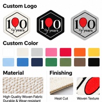 Écussons personnalisés avec logo, badges de marque à coudre pour vêtements, habillement et sacs