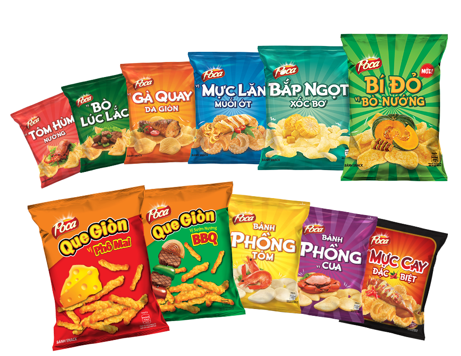 The Wholesale Potato Snack Poca All Variants 37g
