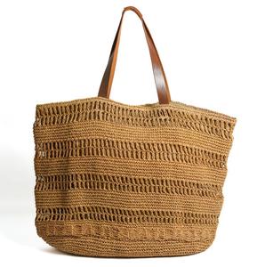 Sac à main en raphia tendance 2026, sac en raphia écologique fait main, sac fourre-tout d'été pour femmes, sac à main de mode pour pique-nique et plage - Product Image 1