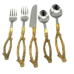 Ensemble de couverts en métal de qualité professionnelle pour les événements de restauration, les restaurants et l'industrie hôtelière, service de table - Product Image 1