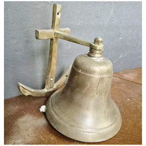 Campana de latón para barco/iglesia/campana colgante de latón para decoración de bodas/campana de latón para escuela, montada en la pared - Product Image 1