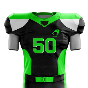 Custom-Made 5-Set American Football Package Stand Collar Casual Style for <b>Men</b> Low MOQ Woolen Jersey Cotton Polyester Filling - Product Image 3