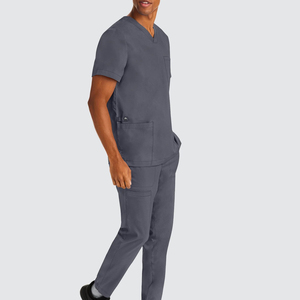 Uniforme de travail de haute qualité pour hommes et femmes, 2 pièces, facile d'entretien, uniforme de soins infirmiers de haute qualité selon les exigences du client - Product Image 1