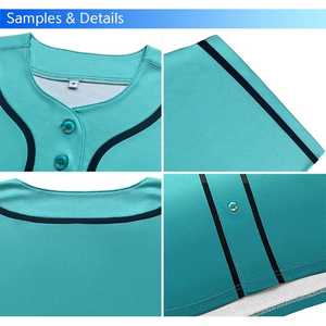 Camiseta de Béisbol Corta Estilo Hip Hop, Fabricada en Pakistán, Jersey de Béisbol Más Vendido a Precio Económico - Product Image 5
