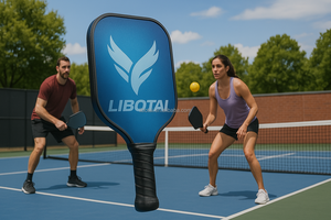 Paleta de Pickleball LIBOTAI de Fibra de Vidrio, Núcleo Ligero de EVA, para Entrenamiento Escolar, Personalizable OEM - Product Image 3