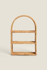 New Arrival Arched Rattan Shelf Multi Tier Storage <b>Rack</b> Sustainable Home Organizer Wholesale Bulk Supplier Kids Room Furniture - Product Image 4