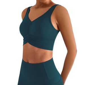Top Deportivo de Yoga de Secado Rápido para Mujer – Top Corto Ajustado de Nailon para Gimnasio y Fitness con Logotipo Personalizado - Product Image 5