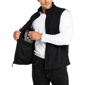 Gilet réversible en polaire polaire pour homme et femme, vêtement décontracté, chaud pour l'hiver, fermeture éclair intégrale, sans doublure, fabriqué au Pakistan - Product Image 4