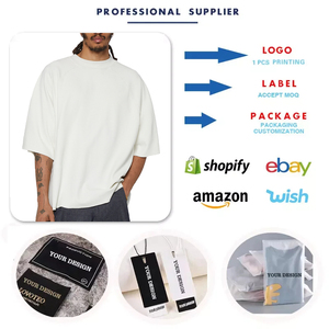 เสื้อยืดโอเวอร์ไซส์ 400 GSM แบบปรับแต่งได้ ตะเข็บแร็กแลน ไหล่ตก ทรงบ็อกซี่ ตัดสั้น ผ้าคอตตอน 100% เนื้อหนา สำหรับผู้ชาย - Product Image 5