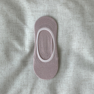 Calcetines Invisibles Brillantes para Mujer, de Color Sólido, Tejidos con Mezcla de Algodón, Transpirables, Finos, para Uso Diario - Product Image 4