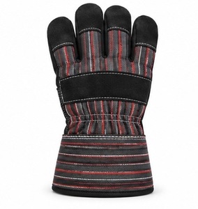 ถุงมือหนังเรียบ MUBASHAR PRO GRIP INTERNATIONAL สำหรับงานช่างชาวแคนาดา  ข้อมือเสริมความแข็งแรง ปรับความหนาและความยาวได้ ทนความร้อน - Product Image 2