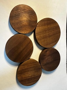 Wholesale ILAHI's Eco-Friendly Brown Square Wooden Coaster Classic Design Tabletop <b>Protective</b> Accessory Customizable Size Home - Product Image 4