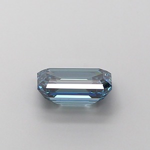 Diamante CVD de 1 Quilate, Corte Esmeralda, Azul Intenso, Pulido Excelente, Claridad VS2, Certificado, Piedra Cultivada en Laboratorio, Stock DL9 15600 - Product Image 2