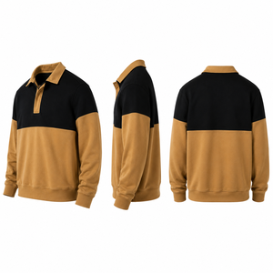 Long Sleeve Rugby Shirt Custom Rugby for Jersey Digital Printing Cotton <b>Linen</b> Breathable Manufacturer OEM Team Wear Wholesale - Product Image 3