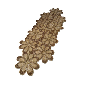 Premium Design Beaded <b>Table</b> <b>Runner</b> Featuring Hand Embroidery Accents Sparkling Handmade Beaded <b>Table</b> Decor With Glass Seed Beads - Product Image 1