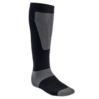 SMART SHINE ENTERPRISES Chaussettes d'équitation noires et grises en coton et laine, compression, hauteur genou, taille personnalisée, vêtements de sport