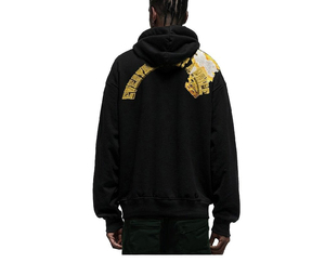 Sweat à capuche unisexe en coton 100% personnalisé avec logo graphique tendance, prix abordable, haute qualité, impression directe sur vêtement - Product Image 3