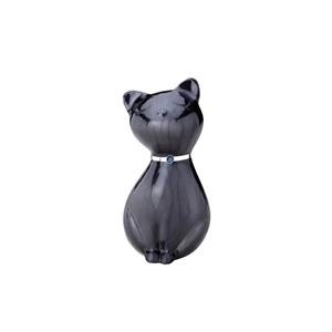 Handcrafted Elegant Bronze Cat Cremation Urn for Pet Ashes – Sleek Sitting Feline Figurine <b>Memorial</b> <b>Keepsake</b> Urn - Product Image 5