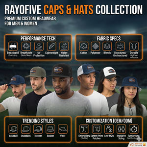 Casquette de baseball structurée 6 panneaux en 100 % coton de haute qualité, personnalisable avec logo, tissu standard, ajustable, pour hommes, vente en gros - Product Image 5