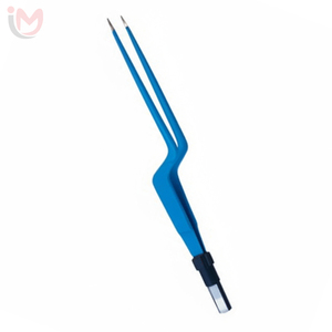 Pinces bipolaires à baïonnette en acier inoxydable, pointes isolées bleues, certifiées CE, services OEM européens - Product Image 5
