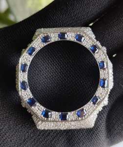 Montre GA2100 personnalisée, style luxe, sertie de diamants, streetwear, montre numérique pour homme, tendance mode urbaine, montre GSHOK - Product Image 1