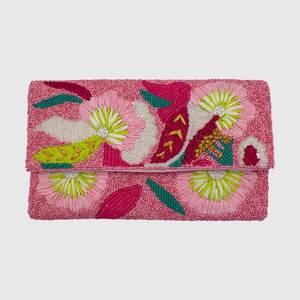 Designer <b>Seed</b> Beads Beaded Embroidery Bridal Clutch Purse For Luxury Fashion Chic <b>Seed</b> Beads Beaded Embroidery Evening Purse - Product Image 3