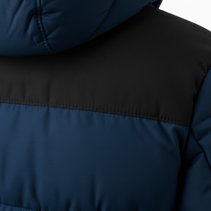 Custom <b>Hooded</b> Winter <b>Puffer</b> <b>Jacket</b> Supplier From Wholesale Factory for Men's Brands-<b>Waterproof</b> & Reversible - Product Image 6