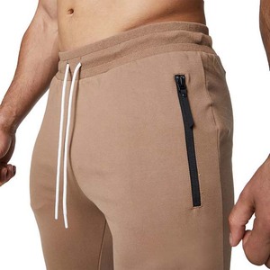 Wholesale 220GSM 100% Cotton Canvas Casual Sweatpants Fitness Custom <b>Drawstring</b> <b>Trousers</b> Sports Jogging Pants - Product Image 4