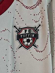 Maillot de football personnalisé OEM PUFFIN SPORTS, sublimation, pour homme, tissu mesh respirant, manches courtes, col rond, adulte, toutes saisons - Product Image 3