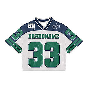 Camiseta de fútbol de malla extragrande personalizada de alta calidad, camiseta retro de fútbol, camisetas de malla para hombre, camiseta de fútbol de malla holgada - Product Image 3