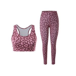 Ensemble de yoga haute performance pour femme, vêtements de sport, legging à taille élastique et haut de yoga - Product Image 2