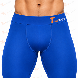 <b>Mens</b> Compression Tights Gym Workout Supportive Stretch Performance Fabric Full Length Athletic <b>Base</b> <b>Layer</b> Leggings Secure - Product Image 5