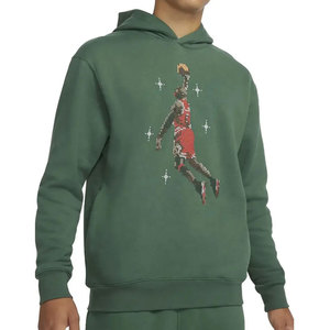 Sweat à capuche épais en molleton de coton vieilli, personnalisé, uni, pour homme, style streetwear hiver - Product Image 5
