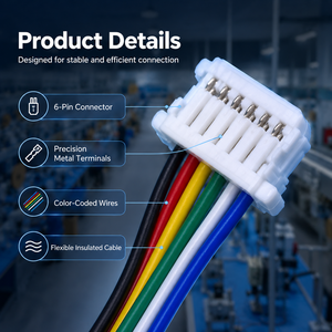 2,0 mm pitch JST-stijl 2/3/4-pins connector bedrading met kleurgecodeerde draden voor elektronica - Product Image 4