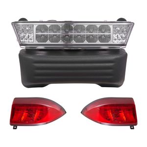 Kit Fari LED e Luci Posteriori 12V Omologati per Strada con Cablaggio, Indicatori di Direzione e Interruttore Luci di Emergenza - Kit di Retrofit per Golf Cart - Product Image 3
